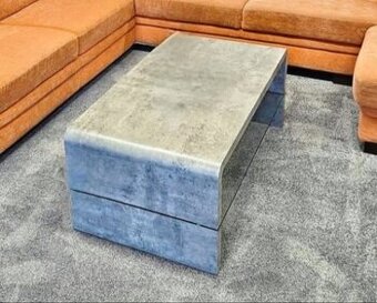 DOVOZEM konferenční stolek Albi design beton