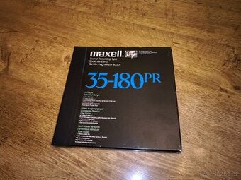 1 ks 26.5 cm plastová cívka s páskem, originální box Maxell - 1