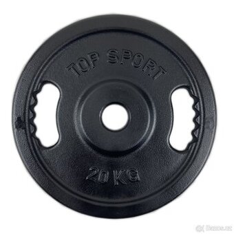 Nové litinové kotouče, závaží 26, 31, 51mm - ČESKÝ VÝROBEK