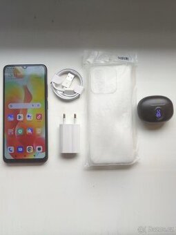 Xiaomi Redmi 12C 3/32 Černá + nabíječka, kryt a sluchátka