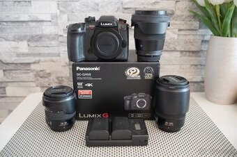 Panasonic GH5S + 3 objektivy + příslušenství