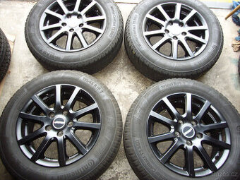 ZIMNÍ ALU KOLA VW-ŠKODA-SEAT 15" 5x112 6" et-43,stř.-57,1,