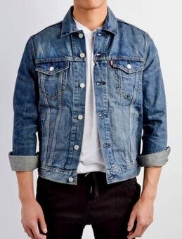 Levis džínová stylová krásná pánská bunda xl(xl-xxl)