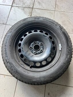 zimní pneu  215/60 R 16+ ocelové disky  6 5 jx 16 h2 et 41