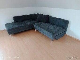 Prodám rohovou rozkládací sedací soupravu