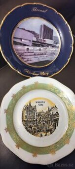Dekorační talíře Epiag Czechoslovakia Carlsbad