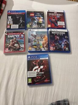 Hry na PS5, PS4 a PS3 (krásné a nové)