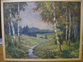 Bohumil Švanda 1897,Olej/Plátno,vídeňská škola,Český ráj