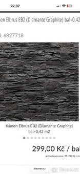 Fasádní obklad diamant graphite 6,7m2