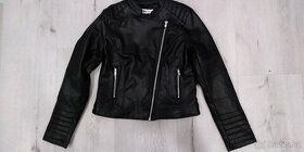 Černá bundička H&M vel. 152, 11/12 r.