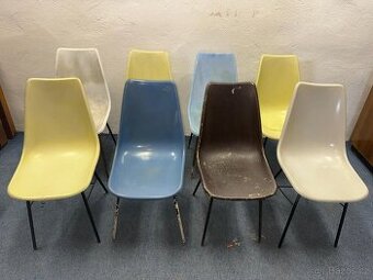 Retro laminátové židle 8 ks