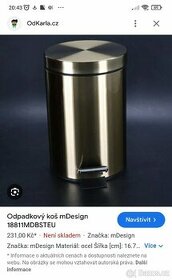 odpadkovy koš na WC / do koupelny