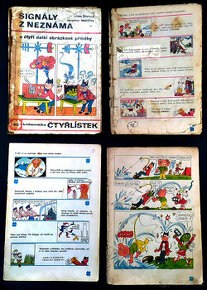 4 x ČTYŘLÍSTEK č. 42,43,44,50 rok 1975 a 1976 bez obálky