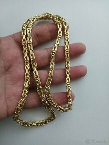 Prodám nový zlatý řetěz Královská vazba