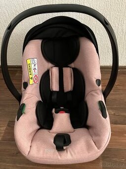 Velmi pěkné růžové vajíčko + základna IsoFix Avional Cosmo