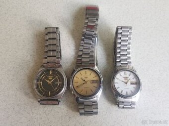 3x staré retro hodinky Seiko