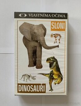 PRODÁM VHS KAZETU - SLONI A DINOSAUŘI - 1
