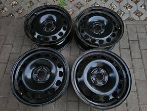 Plechové disky kola Škoda R16 5x100 Scala 6J ET40