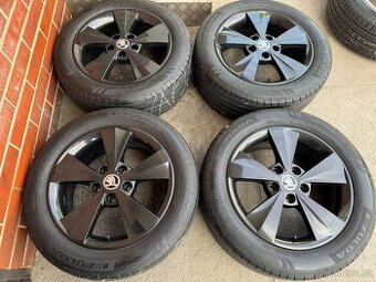 TOP Alu 16" 5x112 škoda VELORUM BLACK letní 85% O3