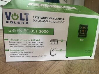 Solární regulátor MPPT VOLT 3000 GREEN (ohřev vody)