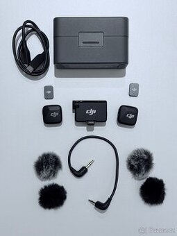DJI Mic Mini (2 TX černé + 1 RX + Charging Case) – Jako nový
