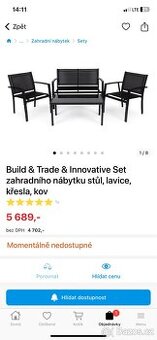 Sada zahradního nábytku