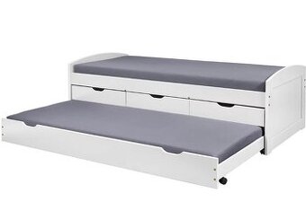 Postel s výsuvným lůžkem 90x200