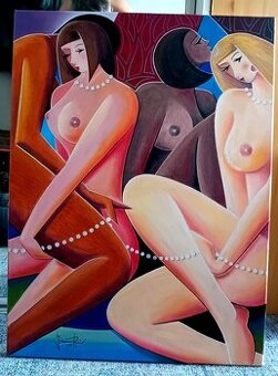 JIRAN ROBERT - OLEJOMALBA 78X58cm