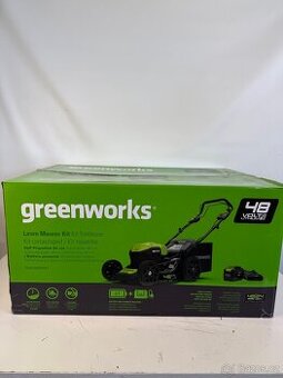 Aku sekačka Greenworks GD48LM46SP – pojezd, 46 cm, 48 V