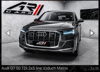 Audi Q7 50 TDI 2xS line Vzduch Matrix