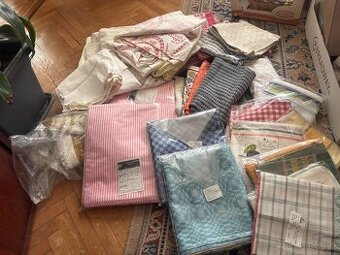 Retro utěrky, ručníky, prostěradla a ubrus