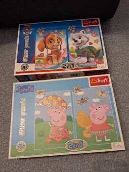 Puzzle Peppa Pig a Tlapková Patrola- nové