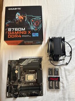 Prodám Procesor a Zakladní desku s ramkamy a chaldičem