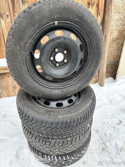 5x100 r15 195/65/15 zimní pneu, pěkný vzorek a stáří.