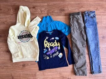 set oblečení kluk vel. 134 8-9 let