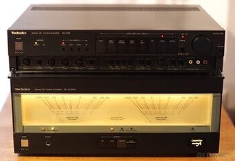 TECHNICS koncový zesilovač a předzesilovač