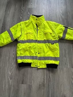 Zimní pracovní reflexní bunda
