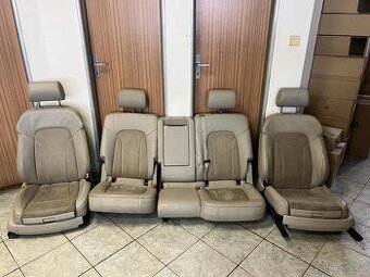 Audi Q7 alcantarové sedačky elektrické