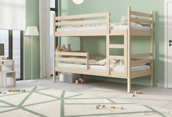 NOVÁ patrová postel palanda DŘEVO BOROVICE