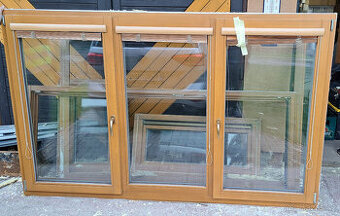 Dřevěné eurookno trojsklo 235x145