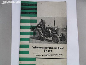 Traktorový nesený žací stroj /pouze kopie - 1