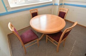 Jídelní stůl a židle 4ks - 1