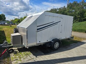 Přepravní přívěs, sklopný vozík na auto,motocykl,čtyřkolku - 1