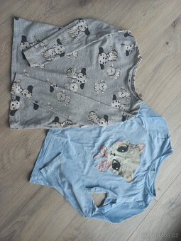 2ks triko s dlouhým rukávem - 1