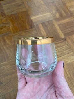 Vintage skleničky Crystalex, 2 balení po 6 ks - 1