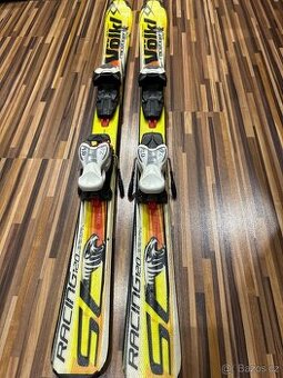 Dětské lyže Völkl RaceTiger junior, 120 cm + helma a hůlky