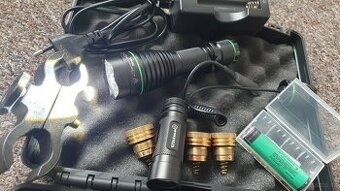 Svítilna a přísvit 850nm, bíla, červena , zelená