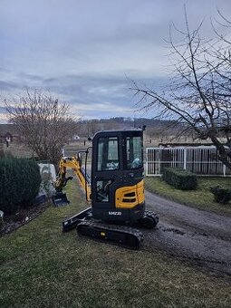 KIMA KMZ20 Minibagr 1980kg, roztahovací pásy, Kubota motor,