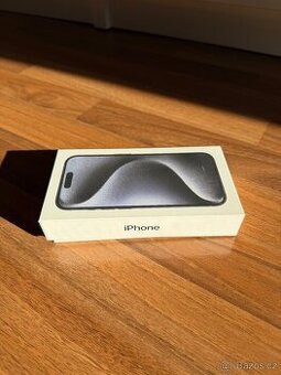 Prodám Apple iPhone 15 PRO 128gb ( modrý titan barva ).