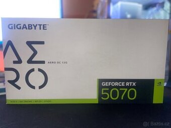 GIGABYTE NVIDIA GeForce RTX 5070 AERO OC 12G